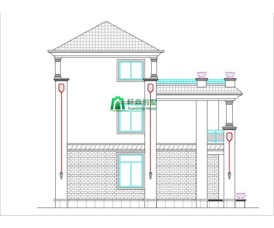 經(jīng)典三層自建別墅設計圖03.jpg