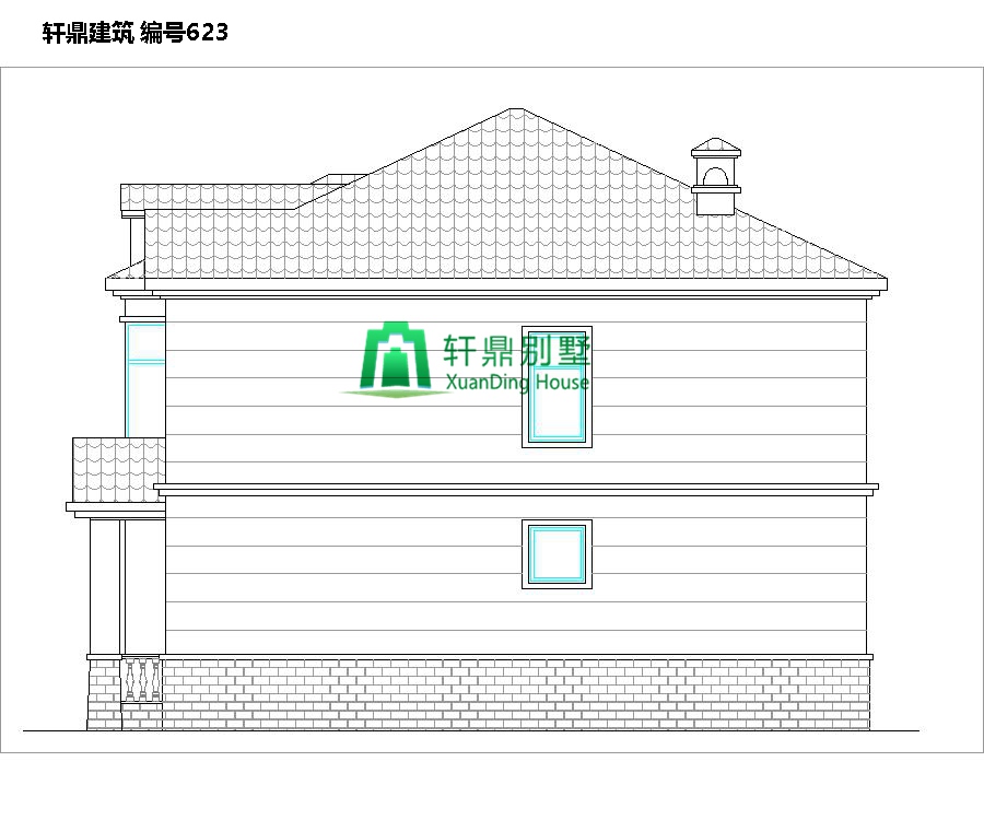 二層田園風(fēng)格自建別墅設計施工圖4.jpg