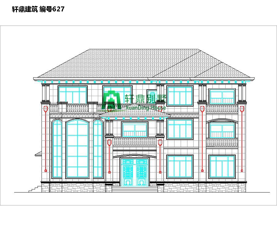 大氣歐式自建別墅設計圖1.jpg