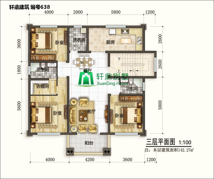 經(jīng)典四層自建別墅設計圖7.jpg