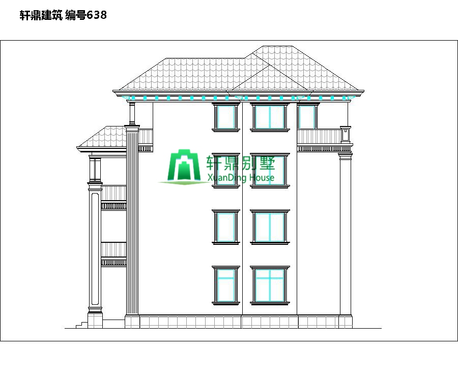 經(jīng)典四層自建別墅設計圖4.jpg