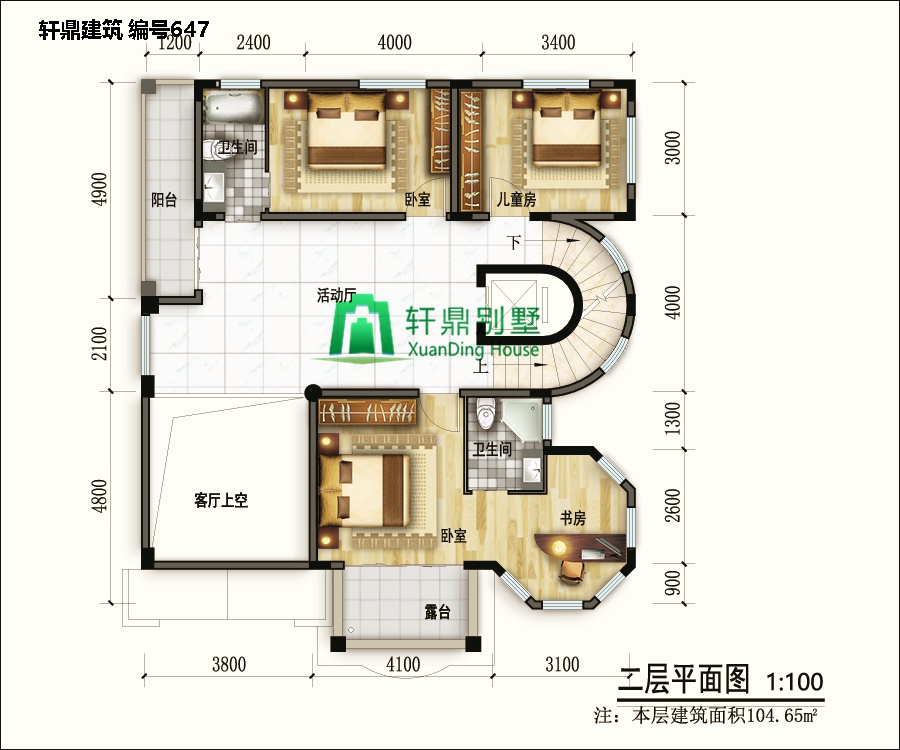 歐式三層半自建別墅設(shè)計圖6.jpg