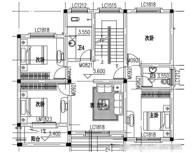 小戶(hù)型別墅怎么能全部把空間利用起來(lái)呢？來(lái)看看這套別墅把！