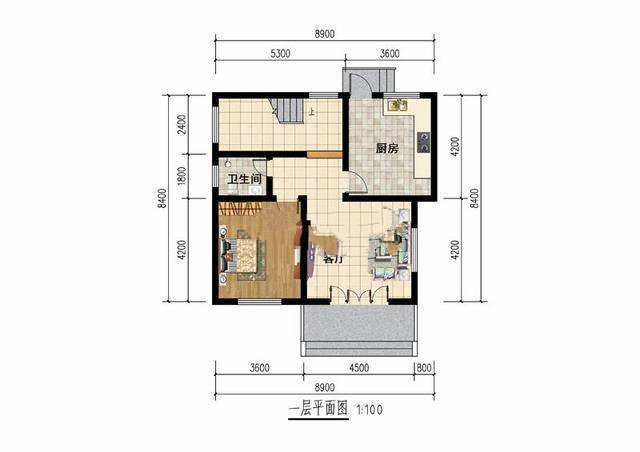 鄉村別墅，三層小戶(hù)型別墅，占地76平方米，大家都喜歡！