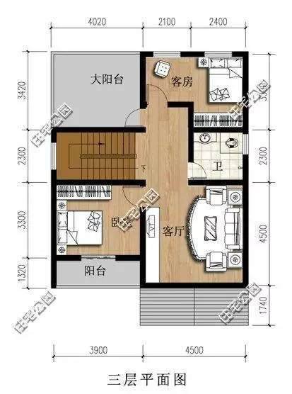 農村常見(jiàn)的宅基地大多是100平上下，今天推薦的這2套別墅戶(hù)型占地不到100平，卻是外觀(guān)精美布局實(shí)用，一起來(lái)看下吧！