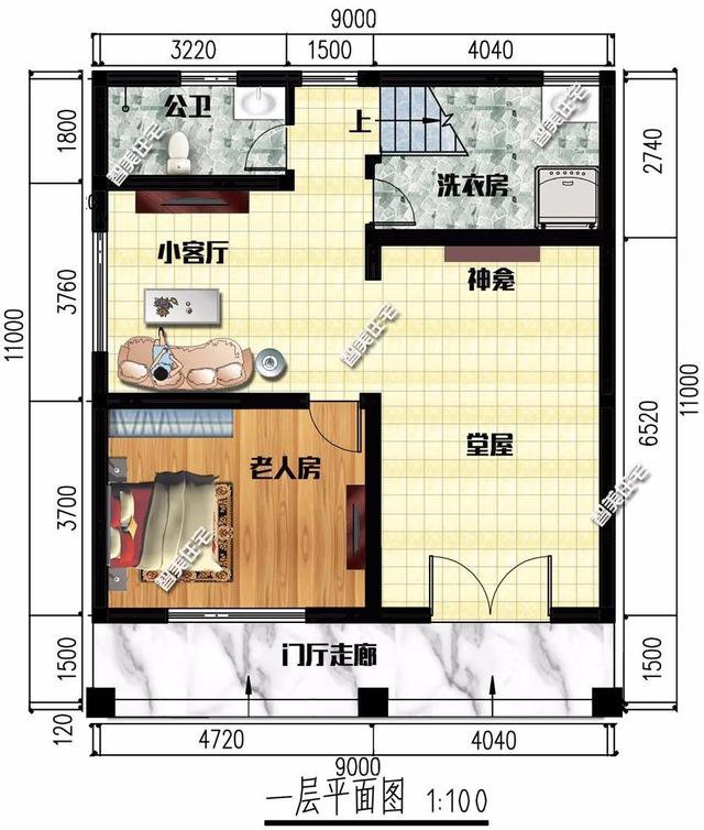 價(jià)預算低，宅基地不大，一般考慮建一棟小面積的二層或三層別墅，下面介紹兩款小面積設計的農村別墅！