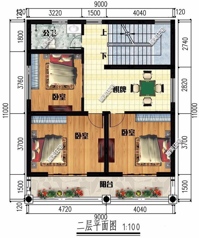 價(jià)預算低，宅基地不大，一般考慮建一棟小面積的二層或三層別墅，下面介紹兩款小面積設計的農村別墅！