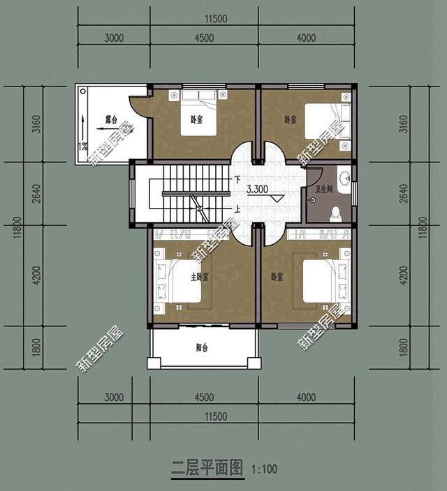 今天新型房屋為大家展示幾套帶堂屋的房屋設計圖紙，不同的人有不同的審美，不知道你會(huì )喜歡哪一套呢？