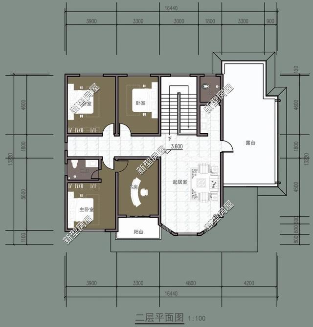 今天新型房屋為大家展示幾套帶堂屋的房屋設計圖紙，不同的人有不同的審美，不知道你會(huì )喜歡哪一套呢？