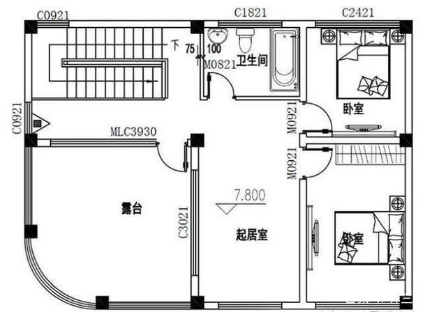 占地80平米到120平米不等的三套，外觀(guān)大氣，內部布局合理實(shí)用，希望能夠幫到你！