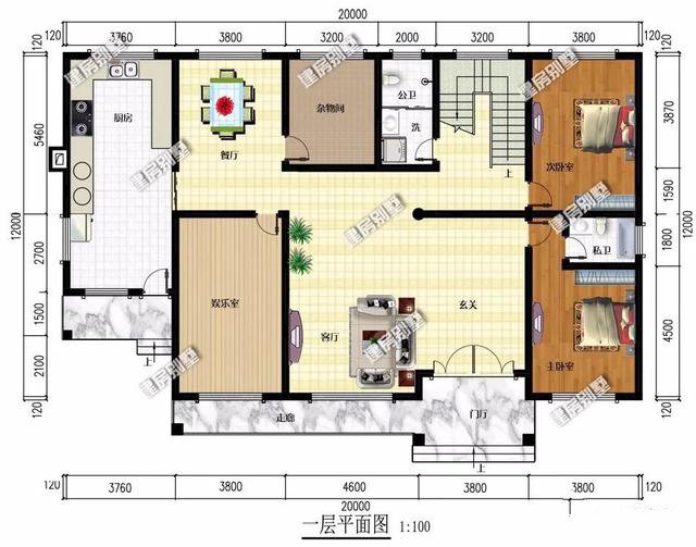 如果有塊大宅基地的話(huà)，就能選擇這4款戶(hù)型中的一款來(lái)建!