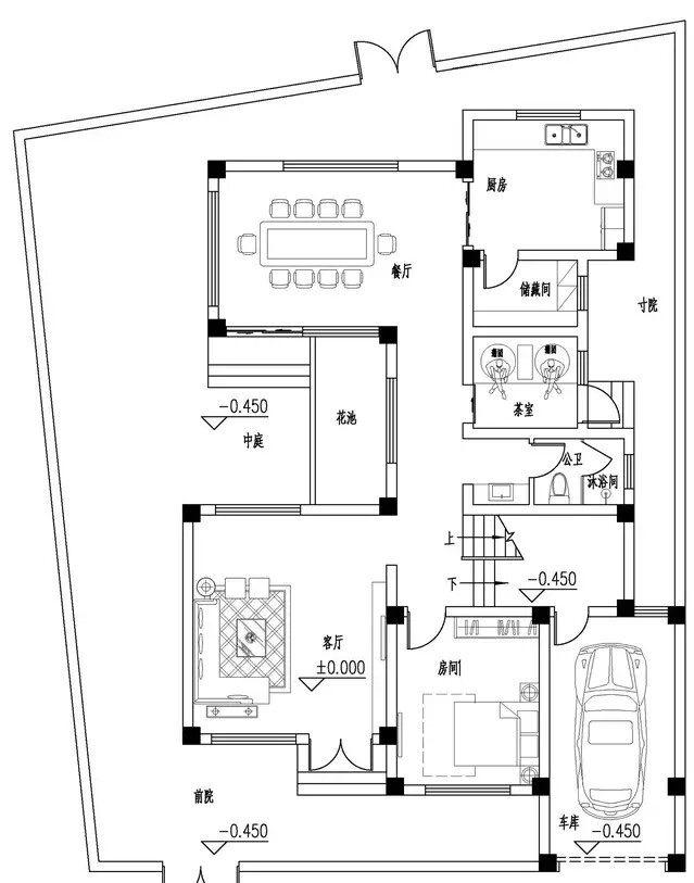 四層建筑，一種新的中式風(fēng)格，已經(jīng)成為村莊最明亮的角落！