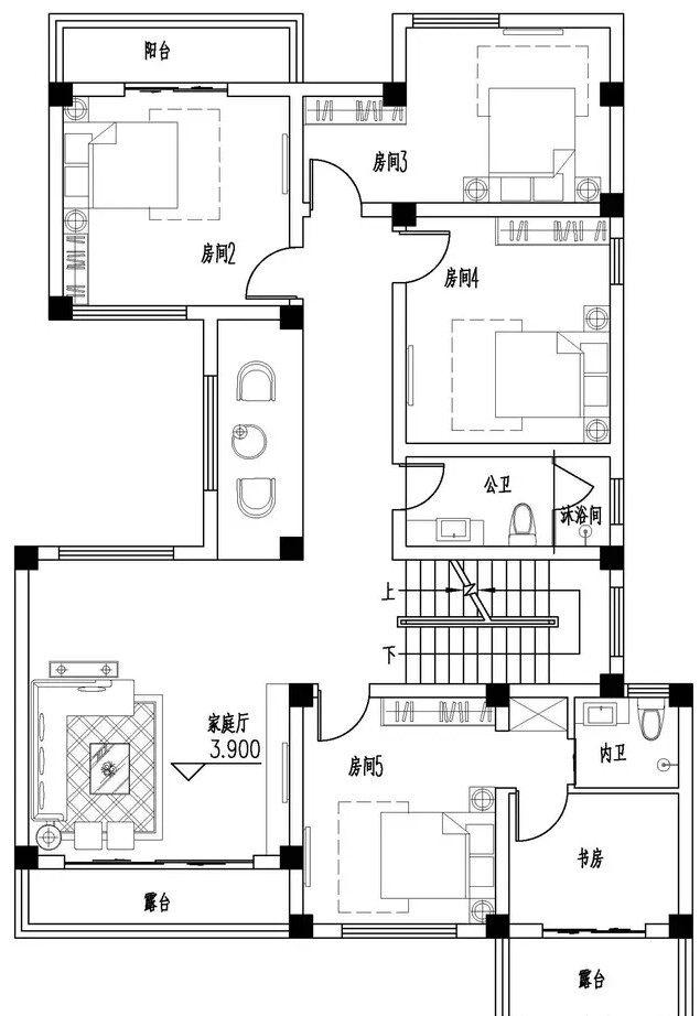 四層建筑，一種新的中式風(fēng)格，已經(jīng)成為村莊最明亮的角落！