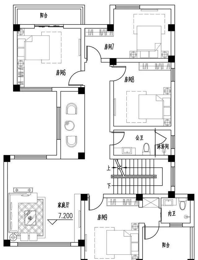 四層建筑，一種新的中式風(fēng)格，已經(jīng)成為村莊最明亮的角落！