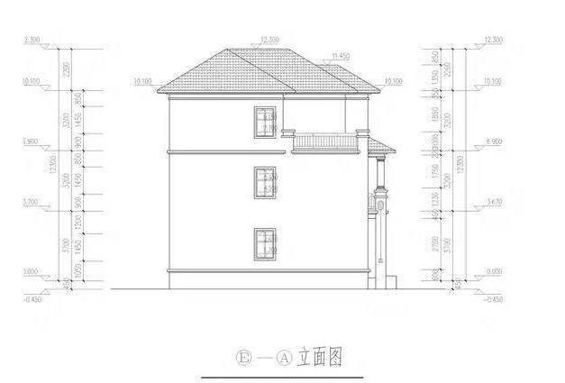 推薦一款三層的自建房，四開(kāi)間的結構這樣的設計方案，帶立面效果圖，看起來(lái)更加的直觀(guān)!