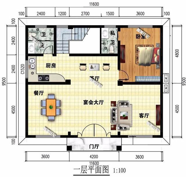 兩棟別墅采用中式設計，復古與現代生活，自然融合,給你不一樣的體驗！