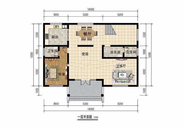 這款別墅采用的是歐式風(fēng)格外立面,室內(nèi)室外不僅美觀實(shí)用，而且經(jīng)濟(jì)又實(shí)惠，臥室多的想住哪就住哪