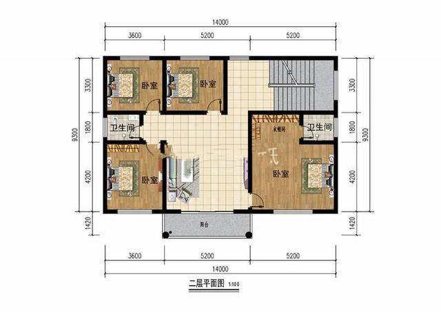 這款別墅采用的是歐式風(fēng)格外立面,室內(nèi)室外不僅美觀實(shí)用，而且經(jīng)濟(jì)又實(shí)惠，臥室多的想住哪就住哪