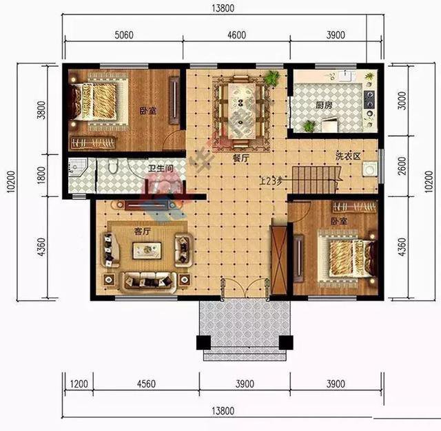 本期，我們就推薦一套現代風(fēng)格的自建房，幫助你更加便捷地享受生活!