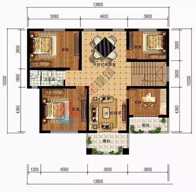 本期，我們就推薦一套現代風(fēng)格的自建房，幫助你更加便捷地享受生活!