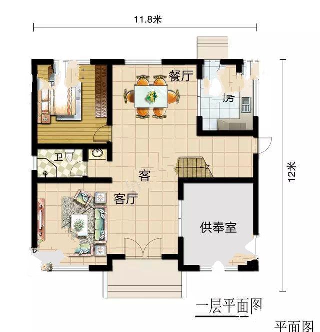 全屋加起來(lái)共有八間臥室，最適合農村在家常住家庭，即使家中親友姐妹眾多，也有足夠的休息空間。