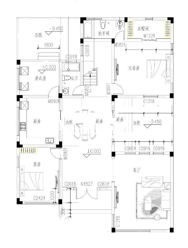 　　農村自建房的兩層半現代風(fēng)格別墅設計；新農村三層別墅外部效果圖!