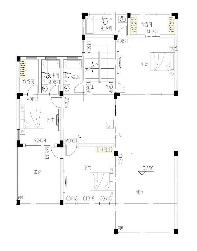 　　農村自建房的兩層半現代風(fēng)格別墅設計；新農村三層別墅外部效果圖!