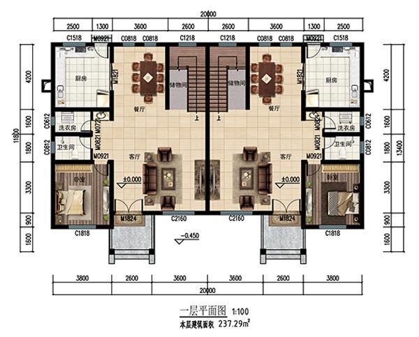 兄弟兩個(gè)建雙拼，省事省力省錢(qián)，最重要的是能一起贍養父母，讓他們安心生活!