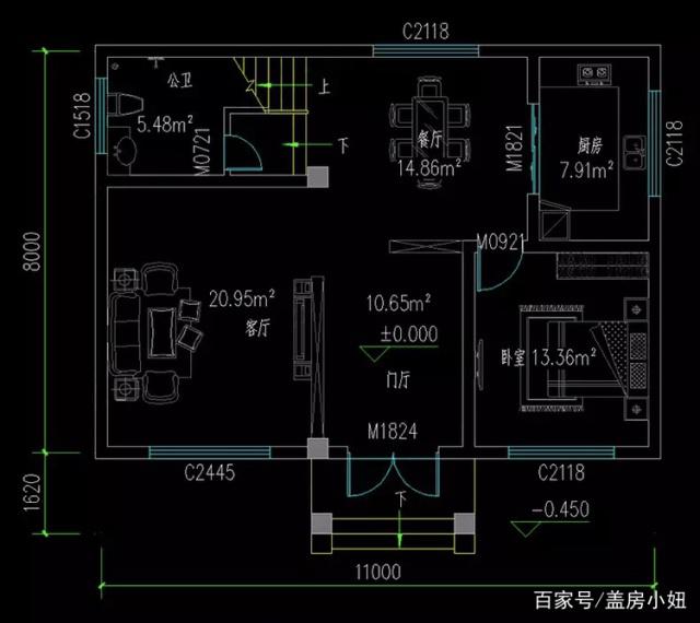 鄉村的歐式別墅用黃色真石漆制成，溫馨浪漫，給一家人一個(gè)快樂(lè )的家。