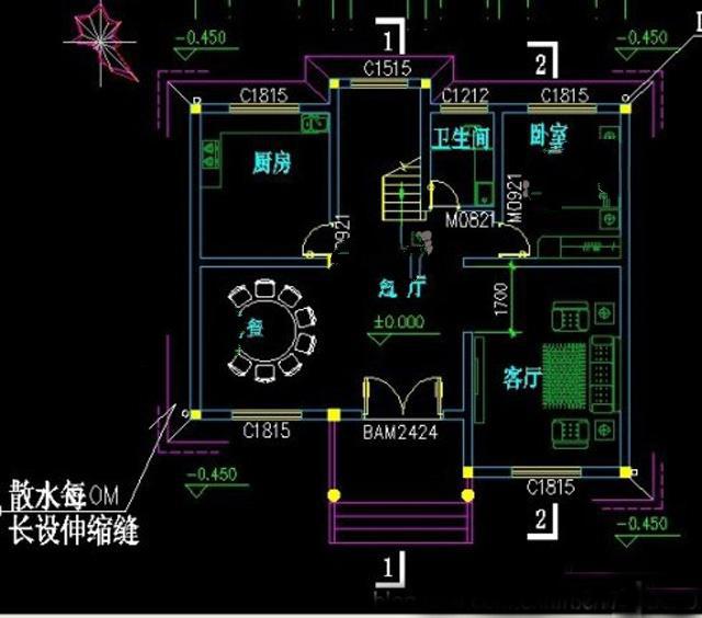 　一棟100平方米的四層別墅建筑的設計畫(huà)面簡(jiǎn)單而大氣。這是農村自建的房子。