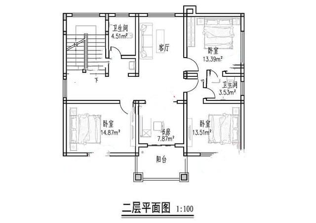 新農村二樓半別墅的照片。在鄉下建一座會(huì )讓人羨慕的！