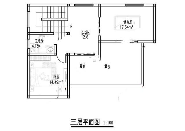 新農村二樓半別墅的照片。在鄉下建一座會(huì )讓人羨慕的！