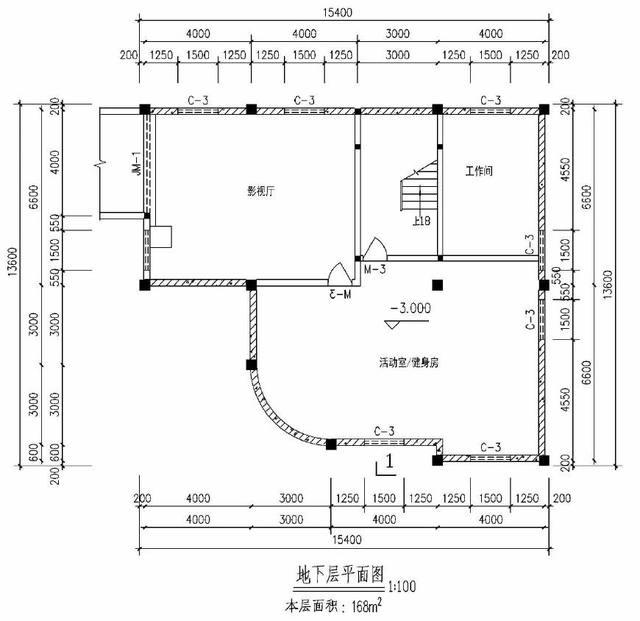 經(jīng)典的三層鄉村別墅，視頻室，工作室，活動(dòng)室，空客廳，所有建筑圖紙！