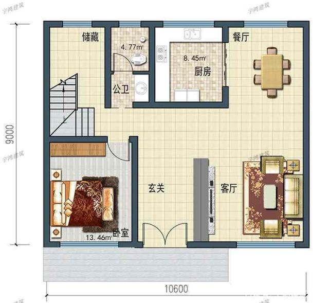 今天，我推薦這種非常大氣和實(shí)用的兩層鄉村別墅類(lèi)型。建造它不僅能挽回面子，還能讓你更加輝煌。