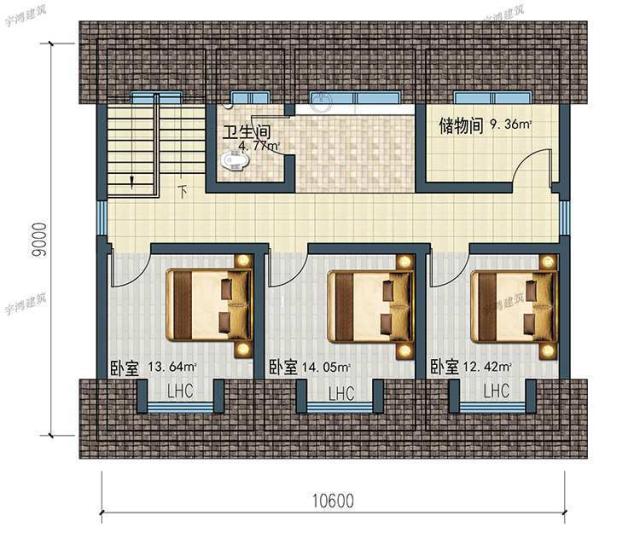 今天，我推薦這種非常大氣和實(shí)用的兩層鄉村別墅類(lèi)型。建造它不僅能挽回面子，還能讓你更加輝煌。