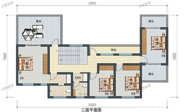 今天，我推薦這種非常大氣和實(shí)用的兩層鄉村別墅類(lèi)型。建造它不僅能挽回面子，還能讓你更加輝煌。