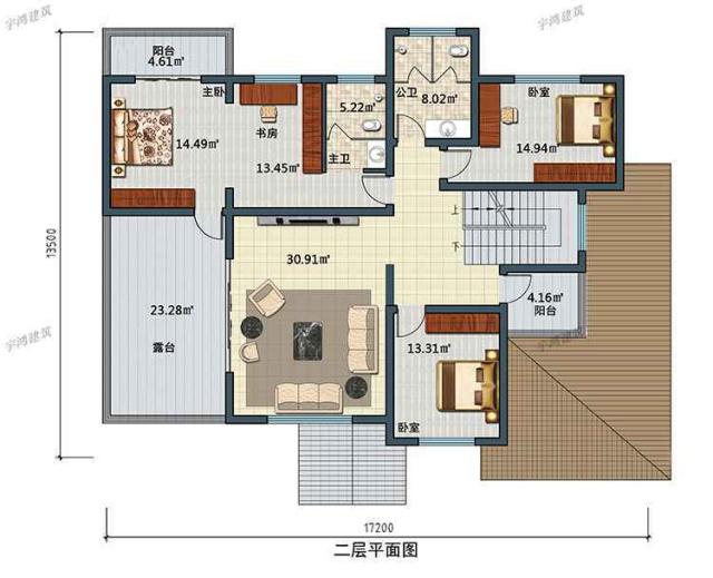 如果你想建一棟漂亮的房子，你必須瀏覽許多方案來(lái)選擇你最喜歡的一個(gè)。這里有三幅美麗的別墅設計圖，它們是建造房子所必須的！