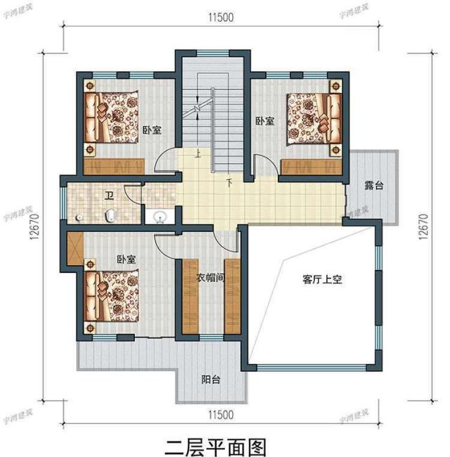 三幅新農村自建房屋設計圖，一幅在家鄉，不用擔心相親。