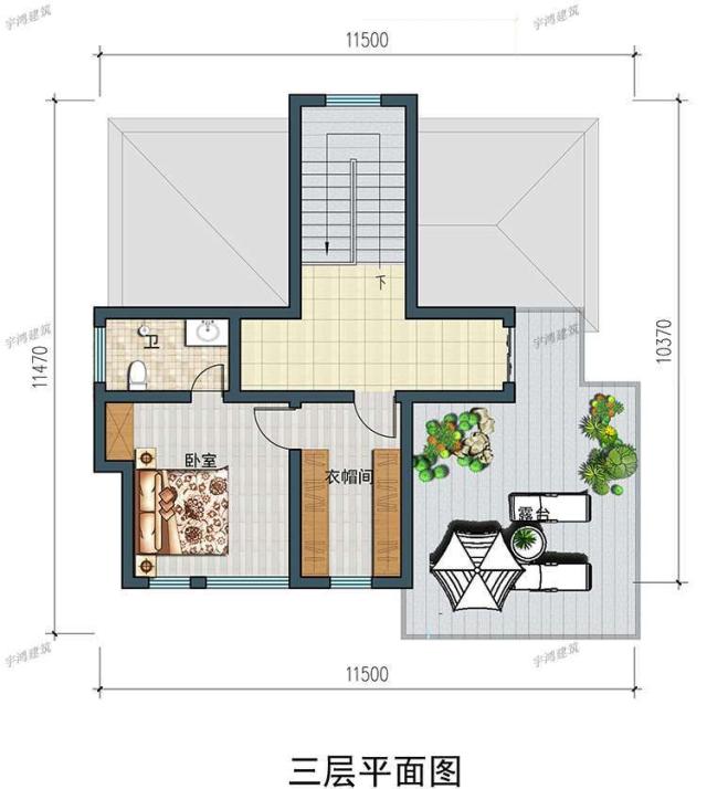 三幅新農村自建房屋設計圖，一幅在家鄉，不用擔心相親。