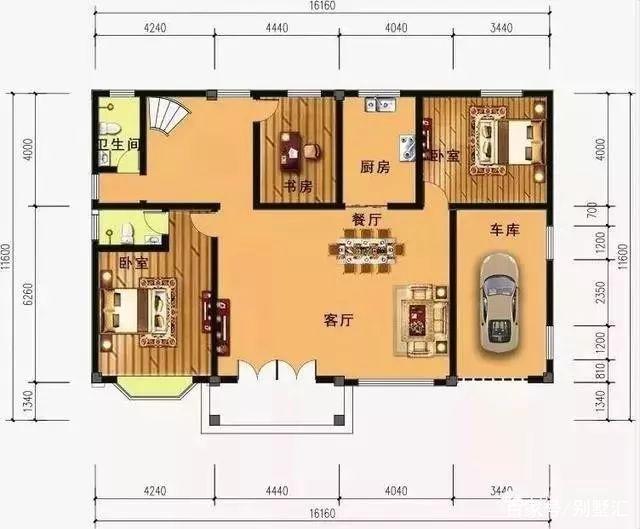 推薦13X11農村自建別墅圖紙