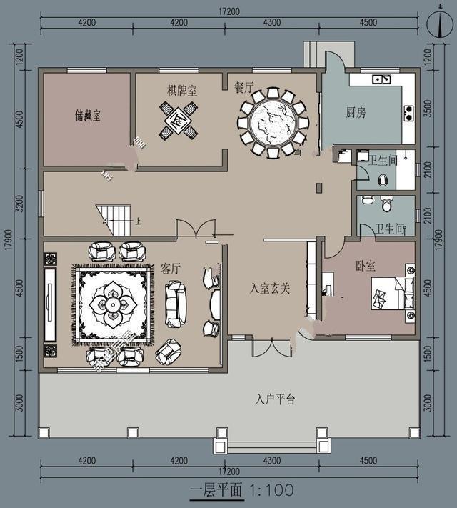 多羅馬柱半圓窗設計