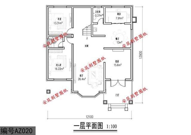 五種農村實(shí)用住宅設計圖紙