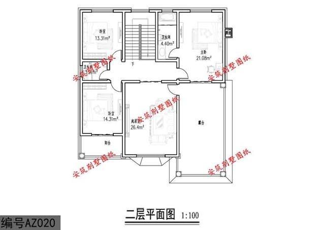 五種農村實(shí)用住宅設計圖紙