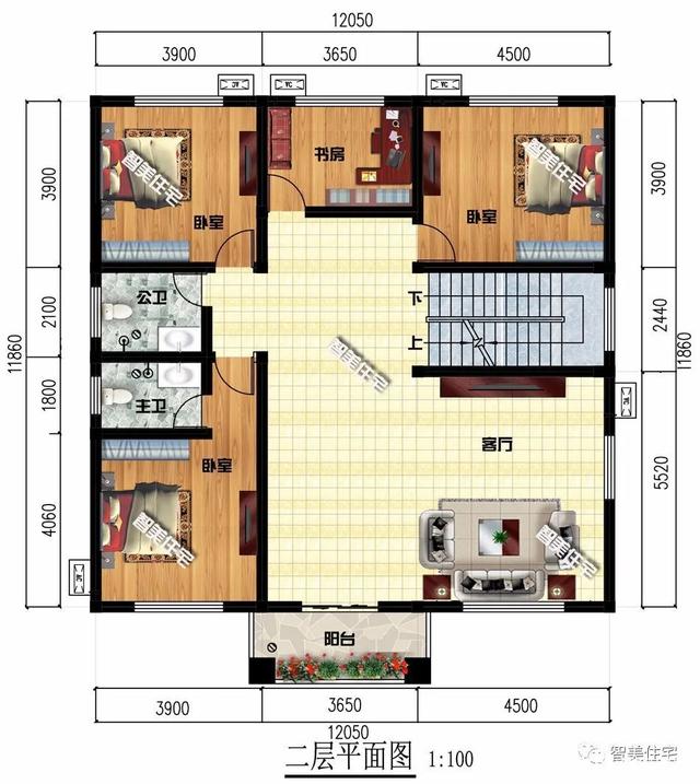 兩棟別墅建在廣東的農村地區