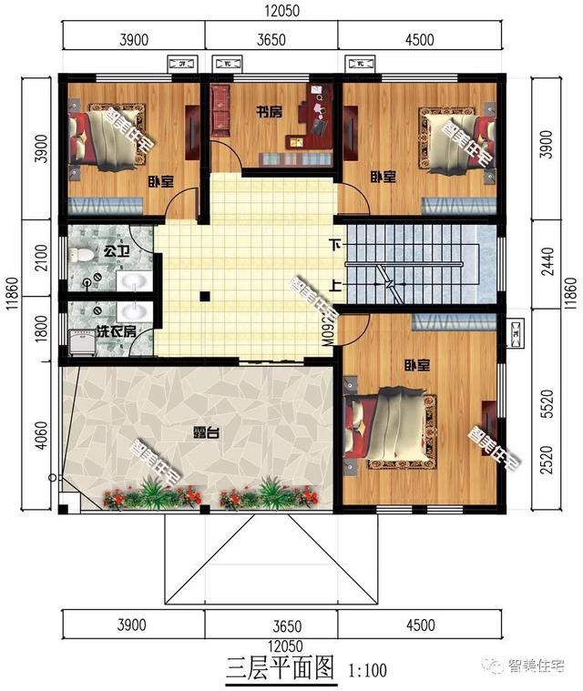 兩棟別墅建在廣東的農村地區