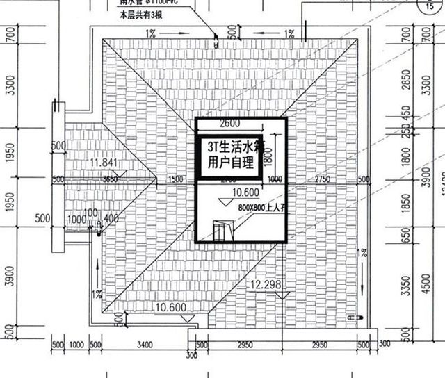 農村復式三層建筑的設計圖紙