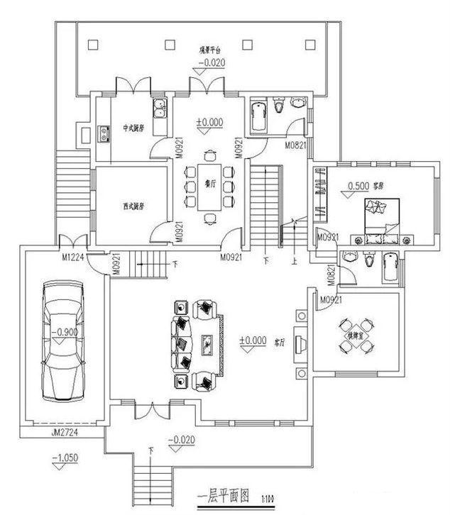 美化市容的兩層農村自建建筑圖