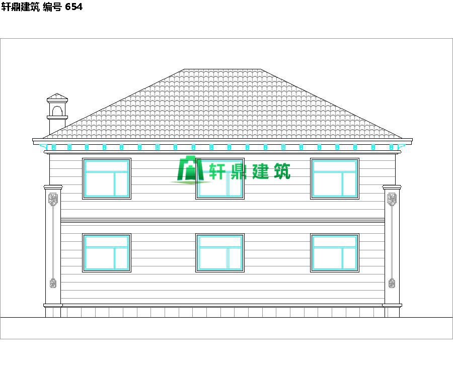 經(jīng)典小二層歐式自建別墅施工圖08.jpg