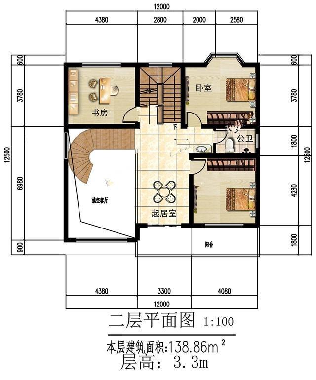 美麗的農村獨棟別墅