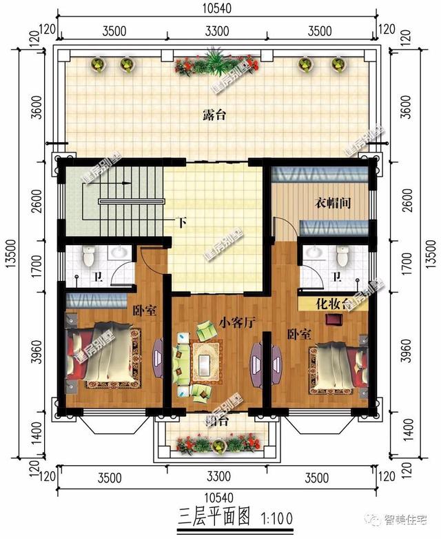 寬度約為10米的自建房屋